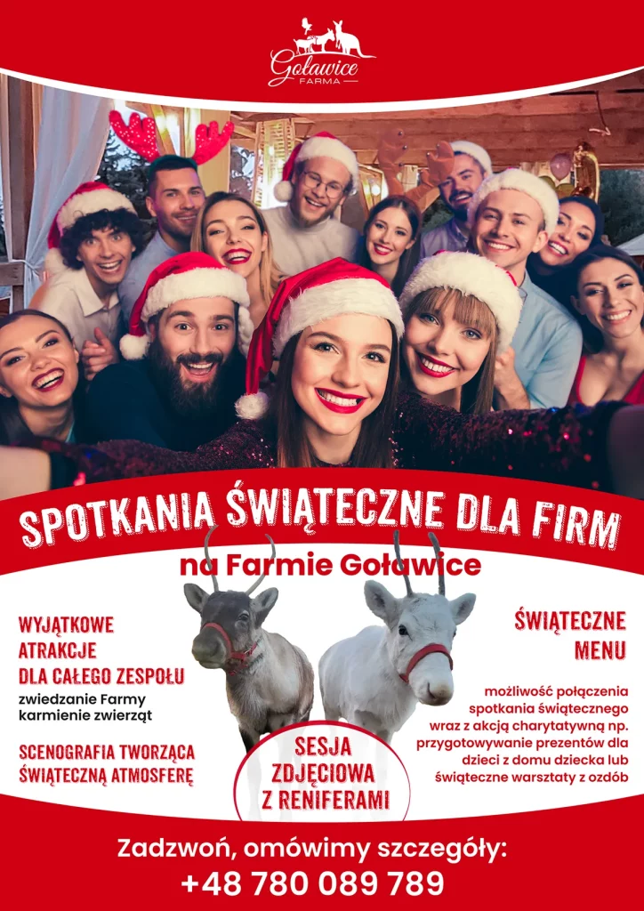 Spotkania Świąteczne dla Firm na Farmie Goławice