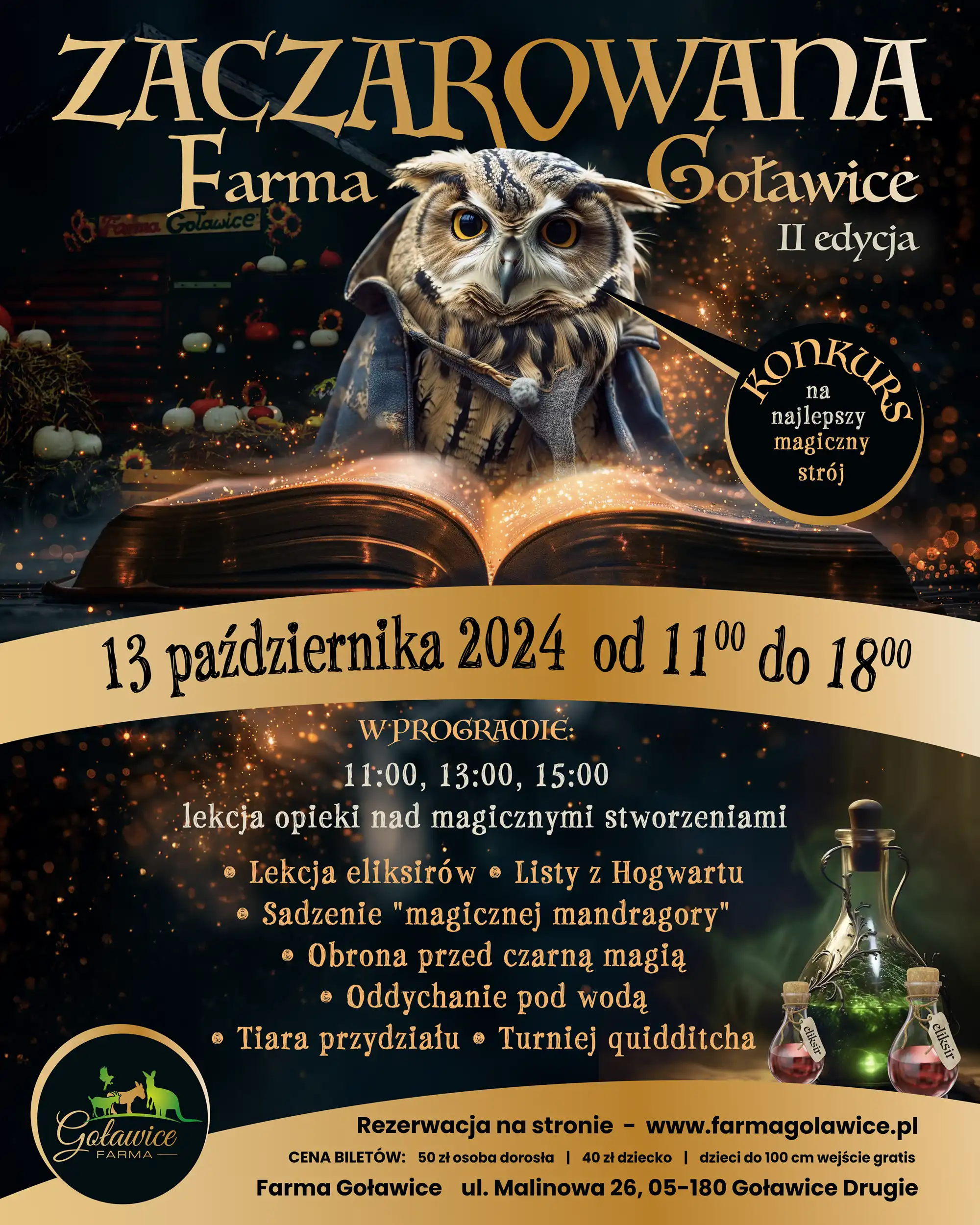 zaczarowana farma Goławice 2024